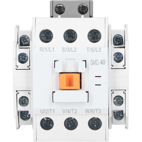 Contacteur AC 40A 2NO+2NC Rail DIN pour Alimentation Résidentielle GMC-40 220V 50Hz (1/5)