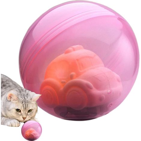 Balle Interactive pour Chat - Jouet pour Chat Rechargeable avec Lumière et (1/5)