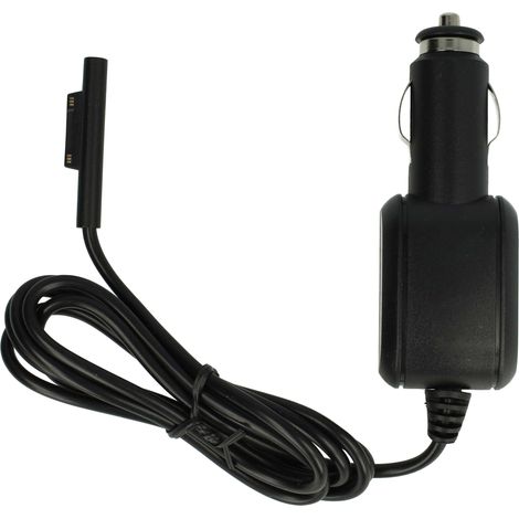 vhbw KFZ-Ladekabel Ersatz für Microsoft 1706, 1735, 1736, 1800 für Tablet - 12V Ladegerät Schwarz (1/5)
