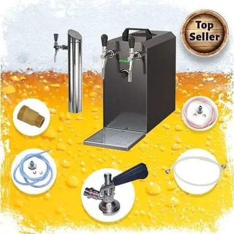 STREAM 50K sous-comptoir 2 robinets bière 55 L/h POMpe air refroidisseur direct