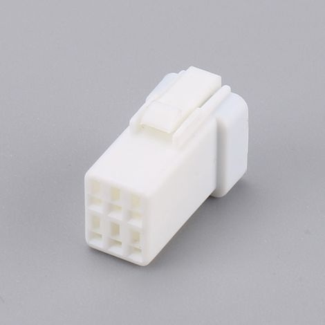 Connecteur JST06R-JWPF-VSLE pour moto : connecteur étanche serti fil à fil avec pas de 2 mm (1/4)