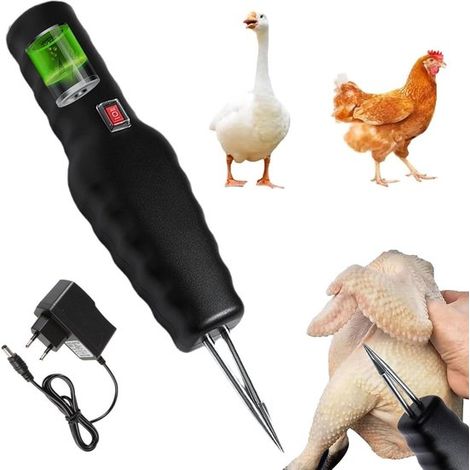 Extractor eléctrico portátil para aves de corral, eficiente y fácil de usar, ideal para avicultores. (1/5)