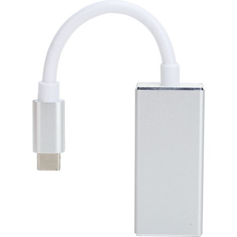 USB-C auf Mini DisplayPort 4K 60Hz Aluminium-Adapter für MacBook Pro Air Grau (1/5)