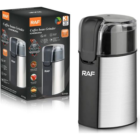 Moulin à café manuel portable avec mouture réglable pour expresso, cafetière à piston et café filtre, idéal pour la maison, le bureau et les voyages.-AquaForge (1/5)