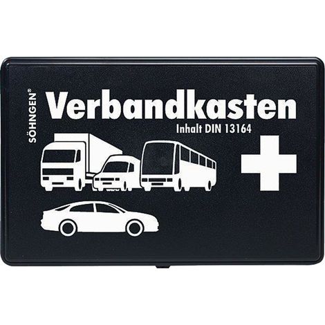 Söhngen KFZ Verbandskasten mit Füllung, aus ABS Kunststoff, Größe 260x160x80 mm (1/5)