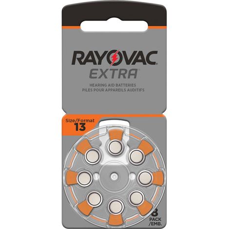 Rayovac HA13 PR48 Hörgeräte Batterien Extra Advanced
