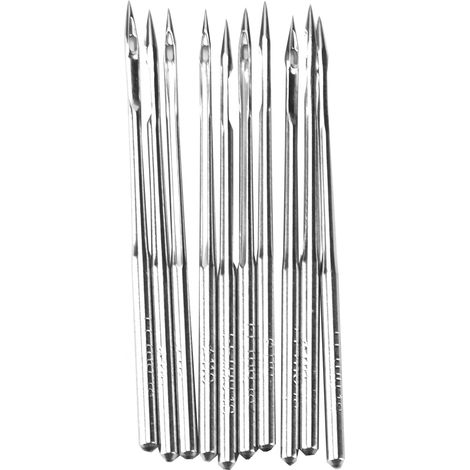 500 aiguilles de machine à coudre, en métal, résistantes à l'usure et durables, plusieurs tailles disponibles, y compris des aiguilles de machine à coudre de taille 18. (1/5)
