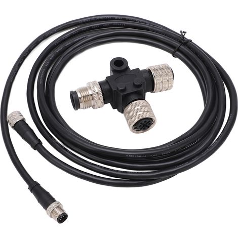 Cavo base da 3 metri per NMEA 2000 con connettore a T, cavo marino IP67 per accessori nautici per una connettività senza interruzioni. (1/5)