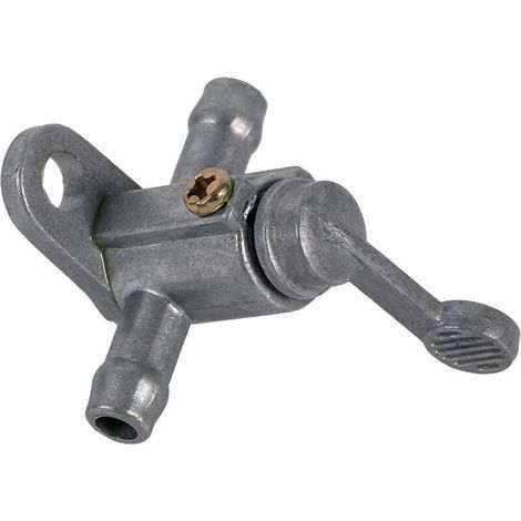 Robinet Réservoir à Carburant 5/16 '' Robinet Essence en Ligne ON/OFF Interrupteur d'Essence Robinet à Gaz 8mm 5/16 '' Universel en Aluminium (1/4)