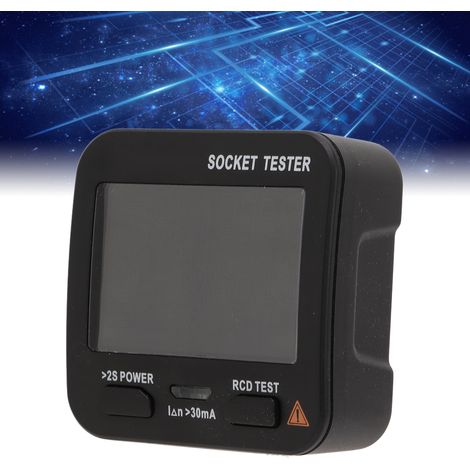 Testeur de courant de fuite, testeur de sécurité de prise, test de coupure de courant, testeur de fil de phase et de neutre ZT-E8 0,1V250V norme européenne. (1/5)