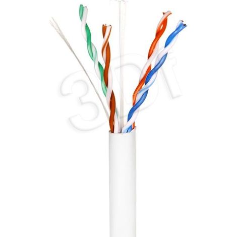 Cable de red UTP Cat6 Q-LANTEC de 305 m - Gris claro