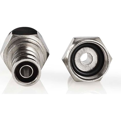 Connettore f nedis resistente alle intemperie 7 mm metallo (1/4)