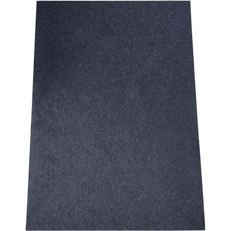 Tapis de cheminée ignifuge 100x150 cm – Antidérapant en polyester PUC – Protection contre cendres et liquides – Lavable à la main