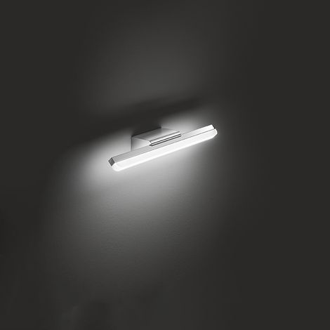 Applique Contemporanea Bold Metallo Cromo Acrilico Led 14W 4000K (1/2)