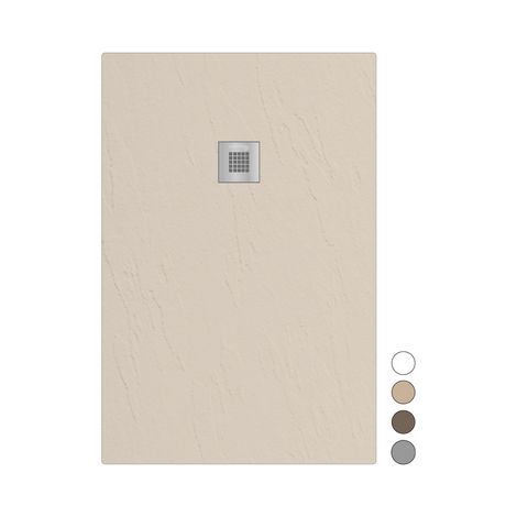 PIATTO DOCCIA MOD. ESTASI RETTANGOLARE- Tortora - cm 70 x 80- LINPH- pezzi 1