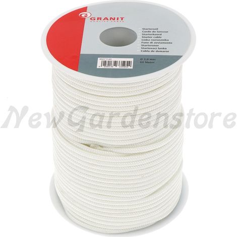 Cuerda de arranque Ø  3 mm rollo 60 m para cortacéspedes, motosierras y desbrozadoras