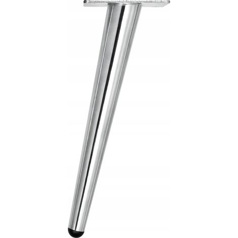 Pata de mueble, pie para sofá cama, loft cromado H230, oblicua, resistente SL012S (1/5)