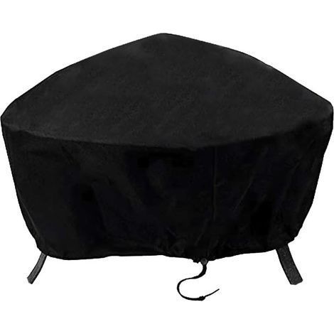 Housse de Protection pour brasero Couverture de Gril Housse Bache de Protection BBQ Couverture de Foyer Housse pour Foyer D'extérieur avec (77 x 31cm)- (1/3)