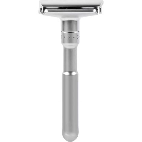 Ensemble de rasoir de sûreté pour hommes avec 5 lames de rechange double tranchant (1/5)
