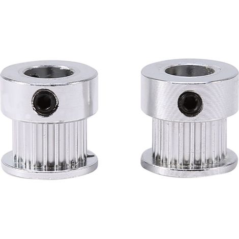 Zahnriemenscheiben aus Aluminiumlegierung, 8 mm Innendurchmesser, 20 Zähne für 3D-Drucker (1/5)