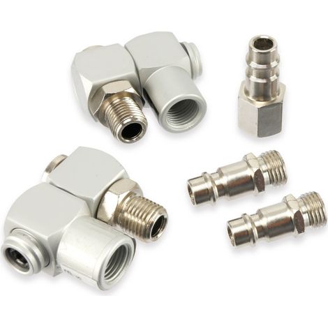 DAYTOOLS Druckluftgelenkanschluss-Set DLAS5, 5 teilig