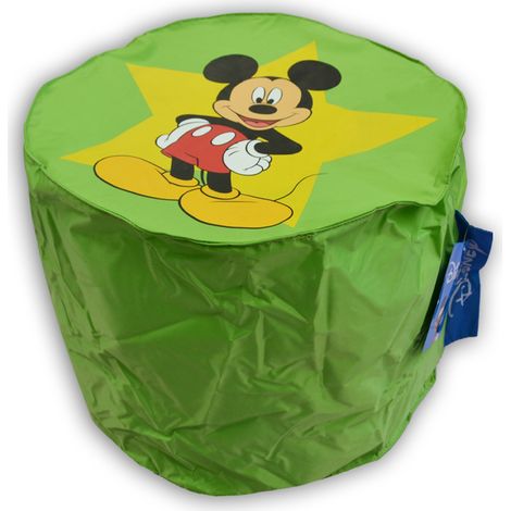 Pouf vert Mickey Mouse ø 45 cm (1/2)