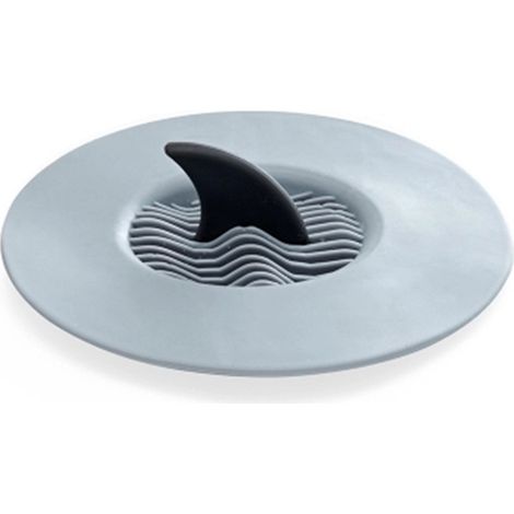 Bonde de sol créative en forme d'aileron de requin pour salle de bain, toilettes, cuisine et évier (1/5)