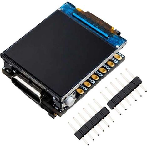 Carte de développement ESP32-S3 Mini avec écran LCD 0,85 pouce RGB 128x128, Bluetooth 5 et port SD pour Arduino (non soudée). (1/5)