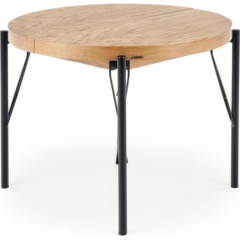 Mesa Houston 1375 , 76x0x0cm, Alargamiento, MDF, Chapa de madera natural, Metal