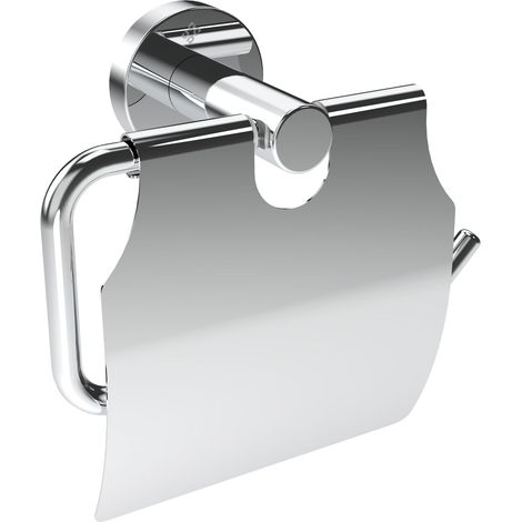 Toilettenpapierhalter Chrom mit verdeckter Befestigung "Jasmin" (1/2)