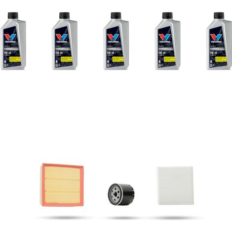 Kit tagliando 3 FILTRI e 5L OLIO compatibile con Audi Q3 (F3B,F3N) 1.5 35 TFSI 110kw dal 2018 (1/5)