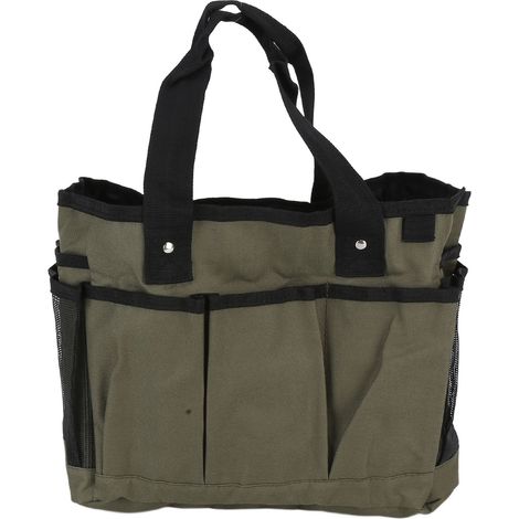 Sac fourre-tout d'extérieur portable pour ranger vos outils de jardinage, vert militaire (1/5)