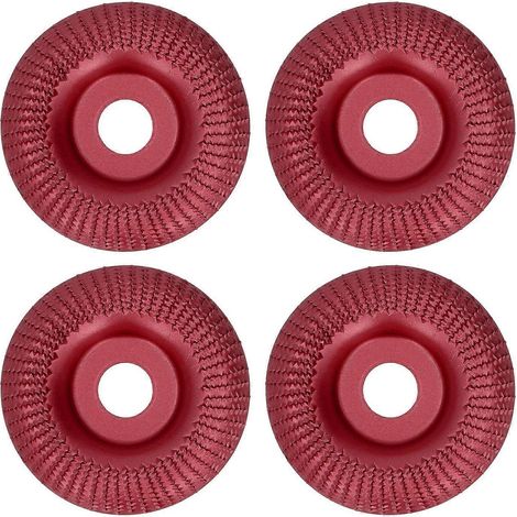 4 Stück Schleifscheiben 16 mm Edelstahl Schnellbearbeitung zum Schnitzen, Formen, Schleifen, Polieren und Polieren (1/4)