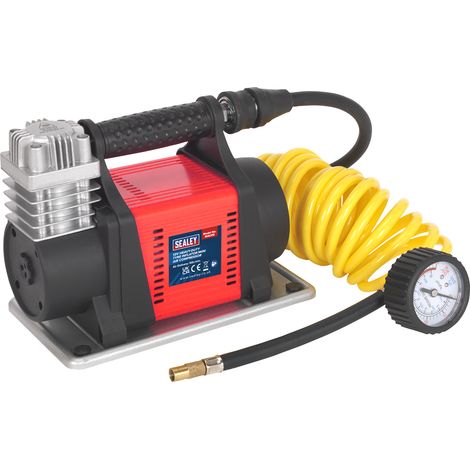 Sealey Tyre Inflator Mini Air Compressor 12V Heavy Duty MAC05