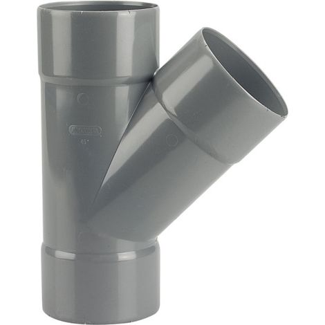 Culotte PVC double femelle 45° D40 - WAVIN - 3026032