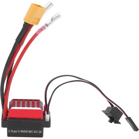 Contrôleur de vitesse électronique 360A ESC étanche bidirectionnel pour voiture RC crawler, prise XT60 (1/5)