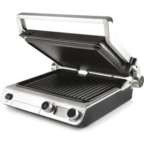Elektrischer Grill Lacor 69574 doppelte Kochzonen 27x22 cm