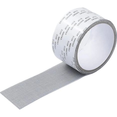 Ruban de Réparation pour Écran de Fenêtre, Forte Adhésion, Résistant aux Intempéries, Gris-c, 7PCS (1/2)