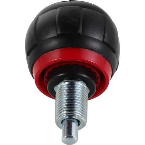 Pasador de resorte negro y rojo para bicicleta estática – Botón de bloqueo giratorio esférico – Repuesto ajustable para equipos de fitness y máquinas de entrenamiento (1/5)