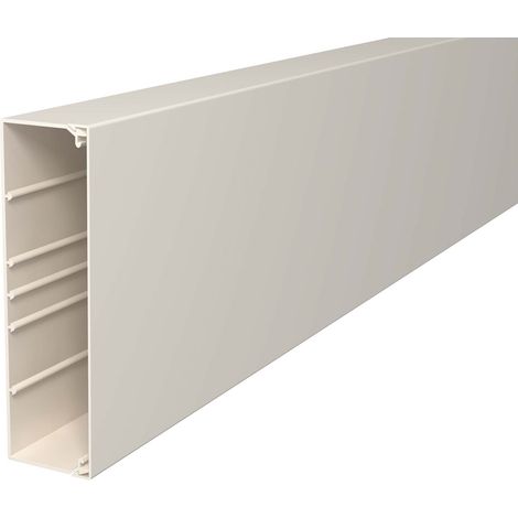 OBO Bettermann Vertr Wand+Deckenkanal m.Obert. 60x210mm,PVC WDK60210CW 2 Stk (1/3)