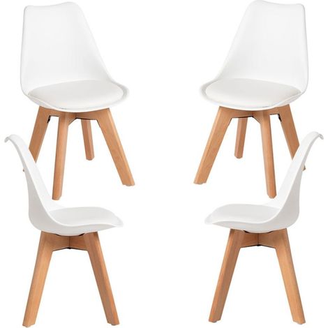 Ofertas Límite - Pack 4 Sillas Synk Kid (Infantil) - Blanco (1/5)