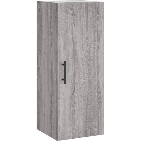 Armoire murale sonoma gris 34,5x34x90 cm