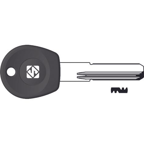 Chiavi punzonate per cilindri moia 4+7+3 spine mo3rp - mo3rp