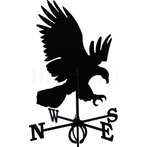 Girouette Aigle en fer forgé grand modèle