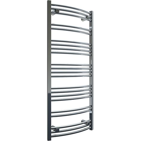 Sèche-serviette mixte chromé de 555mm de haut / 500mm de large - 153 Watt - JAD555/500V2CRO