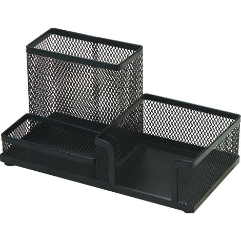 Schreibtisch-Organizer aus Metallgitter mit Stifthalter, Stiftablage für den Schreibtisch, Stiftehalter für den Schreibtisch (1/5)