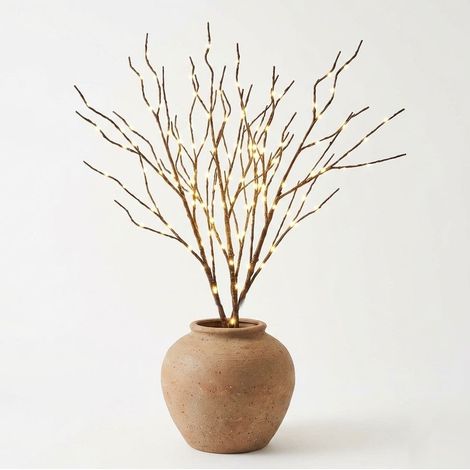 Branches de bouleau artificielles brunes avec lumières LED - Qualité exceptionnelle