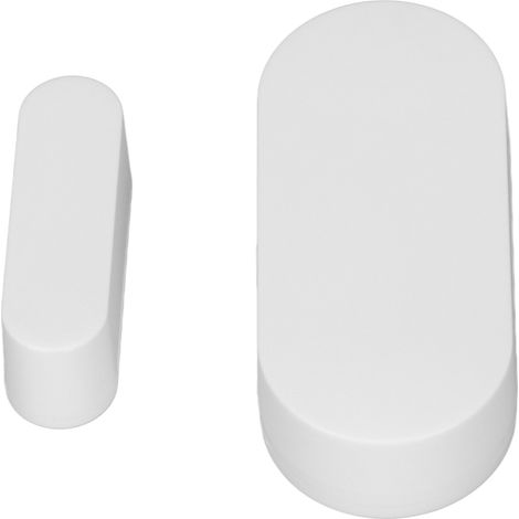 Capteur de porte/fenêtre sans fil intelligent blanc avec alarme en temps réel pour la sécurité de la maison et capteur de contact d'ouverture de porte compatible Zigbee (1/5)