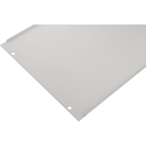 Panneau d'obturation 6U, 483 x 9mm, Gris ( Prix pour 1 )