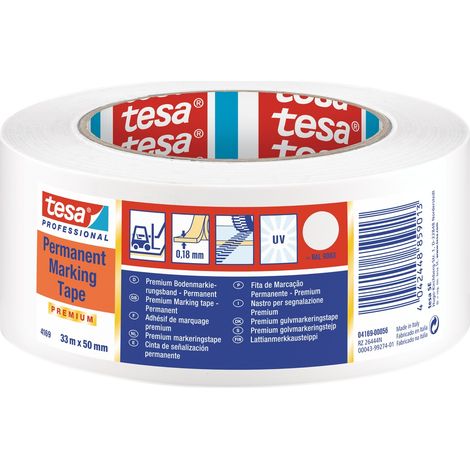 tesa 4169-56-93 4169-56-93 Markierungsklebeband Weiß (L x B) 33 m x 50 mm 1 St.